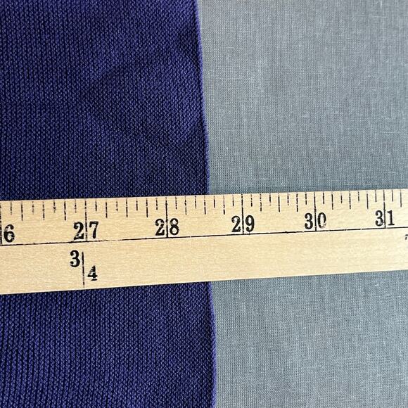 Eileen Fisher Sweater Womens Size XXS Blue Knit Long Sleeves V-Neck Tunic‎ - Picture 7 of 8